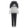 adidas Trainingsanzug Colourblock Fleece (Baumwollmix) schwarz/grau Jungen
